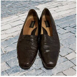 MAURI Vintage Men’s Brown Leather Loafer Dress Shoes Size 10.5
